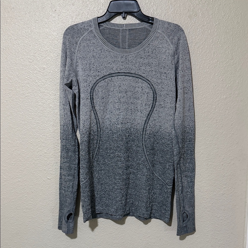 Lululemon Swiftly Tech long sleeve ombré top size 12